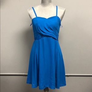 New Express dress , perfect condition size 8 blue